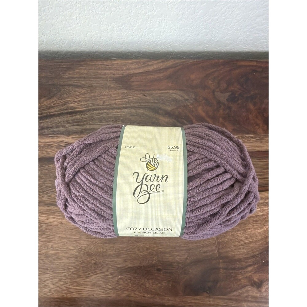Yarn Bee Cozy Occasion Yarn French Lilac Purple 5.5 Ounce 101 Yards
